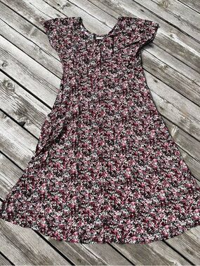 All That Jazz floral print 90s midi dress
